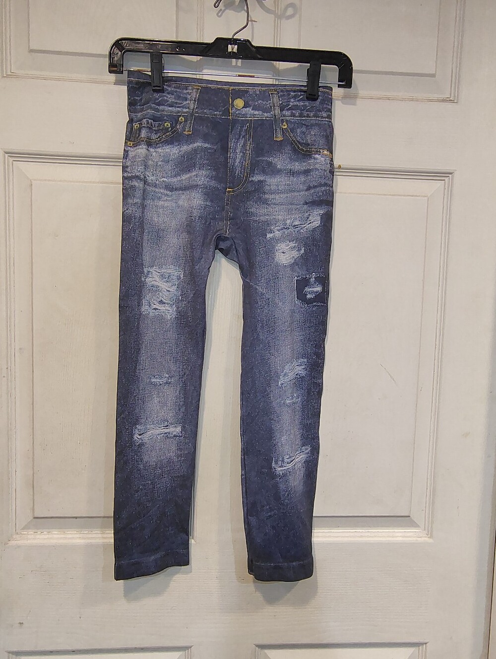 No Boundaries Women's Size S Blue Denim Look Leggings